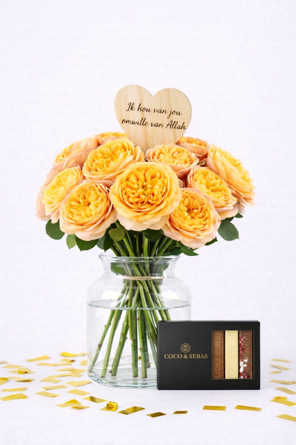 Ik hou van jou omwille van Allah set | Garden Roses