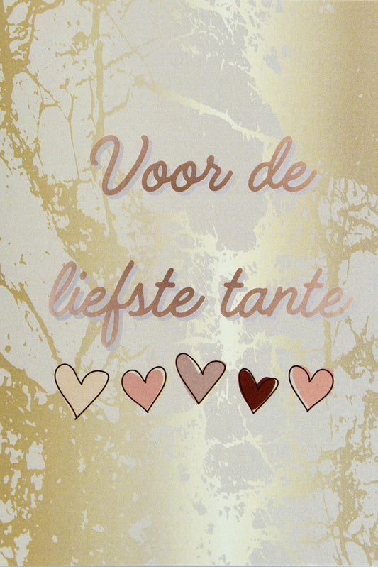 Voor de liefste tante