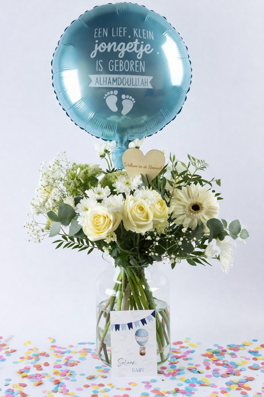Baby Boy Set | White Avalanche