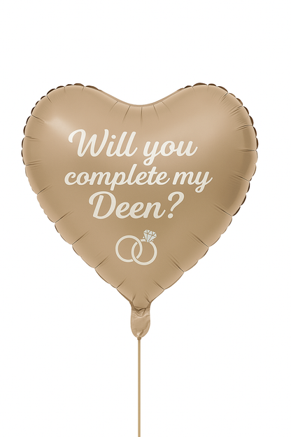 Will you complete my Deen?