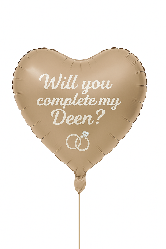 Will you complete my Deen?